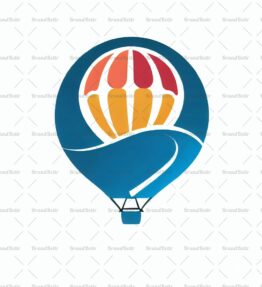Reisender Heißluftballon